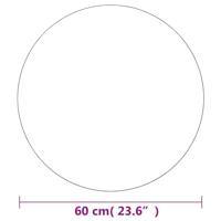 VidaXL Wandspiegel rond 60 cm glas - thumbnail