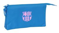 Pennenetui met 3 vakken F.C. Barcelona Blauw 22 x 12 x 3 cm - thumbnail