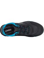 uvex 2 xenova® 9555244 Veiligheidsschoenen S3 Schoenmaat (EU): 44 Zwart, Blauw 1 paar - thumbnail