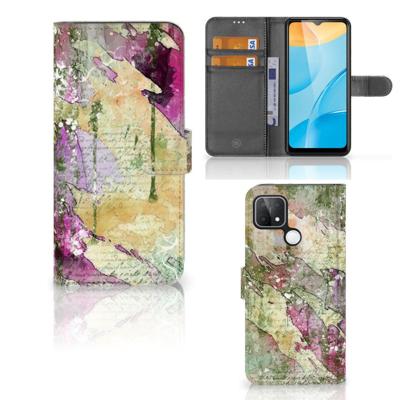 Hoesje OPPO A15 Letter Painting Hoesje OPPO A15 Letter Painting