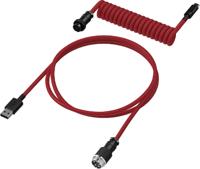 HyperX 6J677AA USB-C-kabel USB-A stekker, USB-C stekker Rood, Zwart - thumbnail