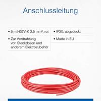 AS Schwabe 30043 Aansluitkabel 1 x 2.5 mm² Rood 5 m - thumbnail