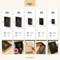 Notitieboek Kalpa Dreams 214x145x40mm blanco zwart - thumbnail