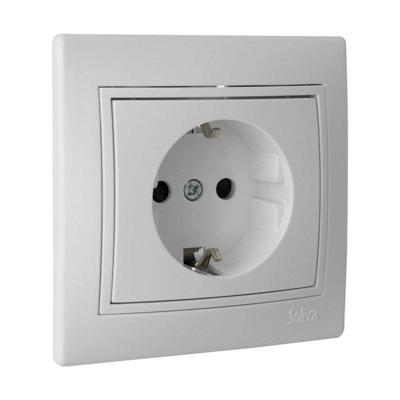 Plug-in base Solera erp60u Europees 250 V 16 A Ingebed, ingebouwd