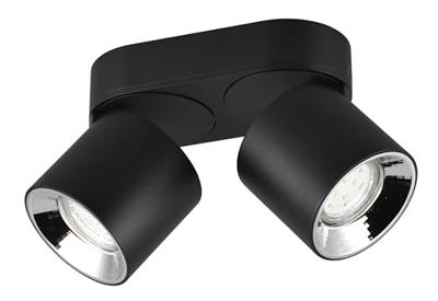 Trio PlafondlampGuayana 2-lichts zwart - 651000232