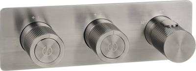 Ben Engraved Line Inbouwmengkraan Geborsteld Zwart