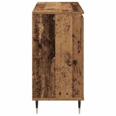 Dressoir met lade Oudhout 101,5 x 35 x 70 cm Bewerkt hout