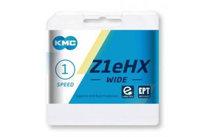 KMC wide ept bicycle lock - z1ehx, 112s, 9.2mm, zilver