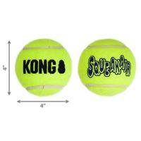 KONG SQUEAKAIR TENNISBAL GEEL MET PIEP XL 10X10X10 CM - thumbnail