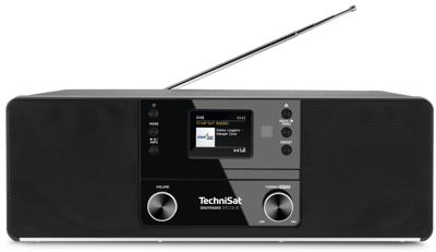 TechniSat DIGITRADIO 370 CD IR Radio DAB+, DAB, VHF (FM), Internet WiFi, Bluetooth, CD, USB, Internetradio Incl. afstandsbediening Zwart