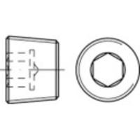 TOOLCRAFT TO-5449254 Sluitschroeven 3/4 mm Binnenzeskant (inbus) DIN 906 Messing 25 stuk(s) - thumbnail