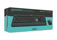 Toetsenbord en draadloze muis Logitech 920-008680 Zwart Zwart/Wit Spaans Qwerty Spaans QWERTY - thumbnail