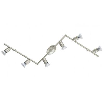 Eglo Led plafondspotBuzz rvs 6-lichts - 92599