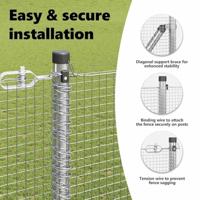 VidaXL Afrasteringspaal zilver 10 x 1,6 m (16 x 16 mm gaas) staal - thumbnail