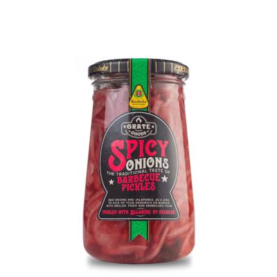 Grate goods Spicy onions barbecue pickles 370 ml