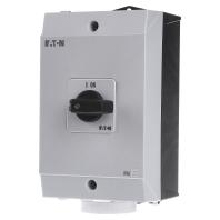 Eaton P1-25/I2 Nokkenschakelaar Met draaischakelaar 25 A 1 x 90 ° Grijs, Zwart 1 stuk(s) Piece