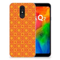 LG Q7 | TPU bumper | Batik Oranje - thumbnail