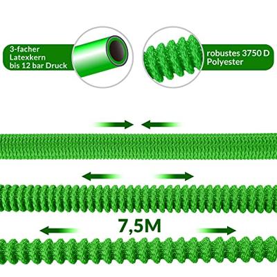 Tuinslang Groen 7,5m Flexibel