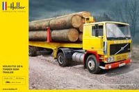 Heller 1/32 Volvo F12-20 & Timber Semi Trailer - thumbnail
