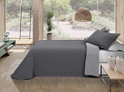 Sprei Pierre Cardin LORENA Antraciet Bed van 150 (3 Onderdelen)