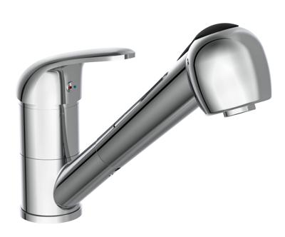 FALCON ééngreepsmengkraan keuken met uittrekbare sproeier, chroom uittrekbare, omstelbare sproeier, 2 functies en met antikalk nozzles 90° draaibereik keramische schijven geluidsarme, verwisse FALCON ééngreepsmengkraan keuken met uittrekbare sproeier, chroom uittrekbare, omstelbare sproeier, 2 functies en met antikalk nozzles 90° draaibereik keramische schijven geluidsarme, verwisse