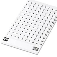 Phoenix Contact 0804206 Markeerkaart Wit 10 stuk(s) - thumbnail