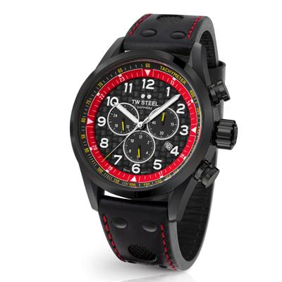 TW Steel Swiss Volante SVS303 TCR Special Edition chronograaf horloge 48mm