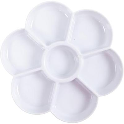 Creativ Company Palet in bloemvorm, d 17,5 cm, wit, 1 stuk