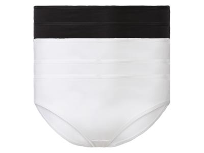 esmara 5 dames slips (XXL (52/54), Zwart/wit)