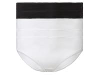 esmara 5 dames slips (XXL (52/54), Zwart/wit) - thumbnail