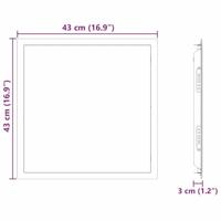 Toegangs paneel Wit 40 x 40 cm staal - thumbnail