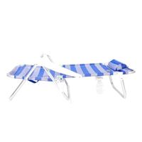 Strandstoel Ociotrends Blauw 60 x 50 x 82 cm - thumbnail