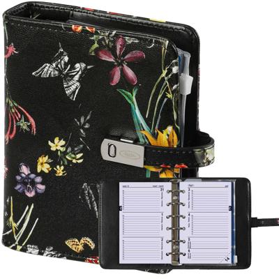 Organizer kalpa pocket + agenda 25-26 bloem zw