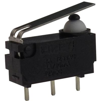 Zippy DW-N3S-01P0D-Z Microschakelaar DW-N3S-01P0D-Z 12 V/DC 3 A 1x aan/(aan) Moment 1 stuk(s)