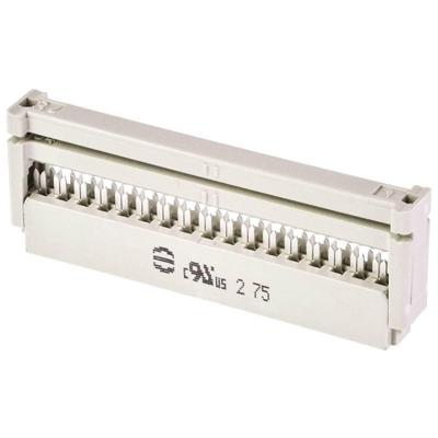 HARTING 09185346813 Female connector Totaal aantal polen 34 Aantal rijen 2 1 stuk(s)