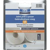 Kant-en-klare voeg - GEB - Breedte 15 mm x 3,35 m - Wit - thumbnail