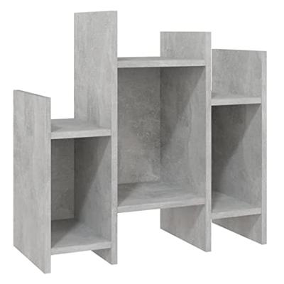 VidaXL Bijzetkast 60x26x60 cm bewerkt hout betongrijs