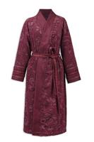 Pip Studio Pip Studio Jasmin Jacquard Bathrobe Donker roze L - thumbnail