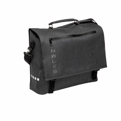 New looxs varo messenger schoudertas - grijs - waterdicht - 15l