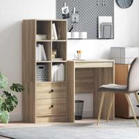 Bureau met lade 2 pcs Sonoma Eiken - thumbnail
