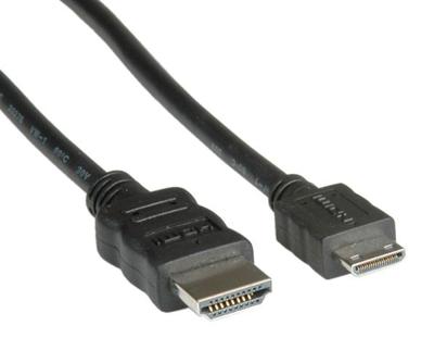 VALUE Monitorkabel HDMI High Speed HDMI Male - Mini HDMI Male, 2 m VALUE Monitorkabel HDMI High Speed HDMI Male - Mini HDMI Male, 2 m