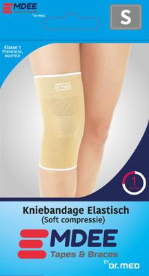 Emdee Elastic support knie maat S huidskleur 1 Stuks Emdee Elastic support knie maat S huidskleur 1 Stuks