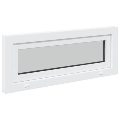 Kelderraam "RISOR" 110x40 cm Kantelbaar 3 Beglazing wit Kelderraam "RISOR" 110x40 cm Kantelbaar 3 Beglazing wit