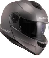 LS2 opklapbare helm "ff908 strobe ii solid" helmet ff908 strob.ii solid xxl titanium matt - thumbnail