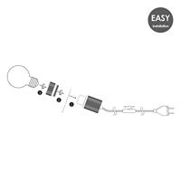 Light depot - tafellamp Matrix - zwart - Outlet - thumbnail