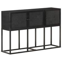 Dressoir 115x30x76 cm massief mangohout - thumbnail