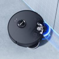 EZICLEAN PureFlow MAX Robotstofzuiger en -dweil - Connected LiDAR met Leegstation - 14.000 Pa - 4 L - Zwart - thumbnail