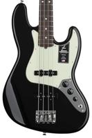 Fender American Professional II Jazz Bass Black RW elektrische basgitaar met koffer - thumbnail