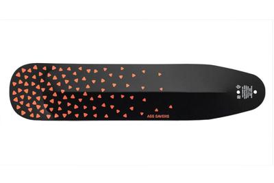 Ass Savers BroTector Reflective Red Spatbord flap - Zwart Ass Savers BroTector Reflective Red Spatbord flap - Zwart