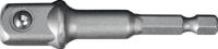 Promat /tecwerk adapter | aandrijfzeskant 1/4 inch | aandrijfvierkant 1/2 inch | lengte 72 mm - 4000821080 - thumbnail